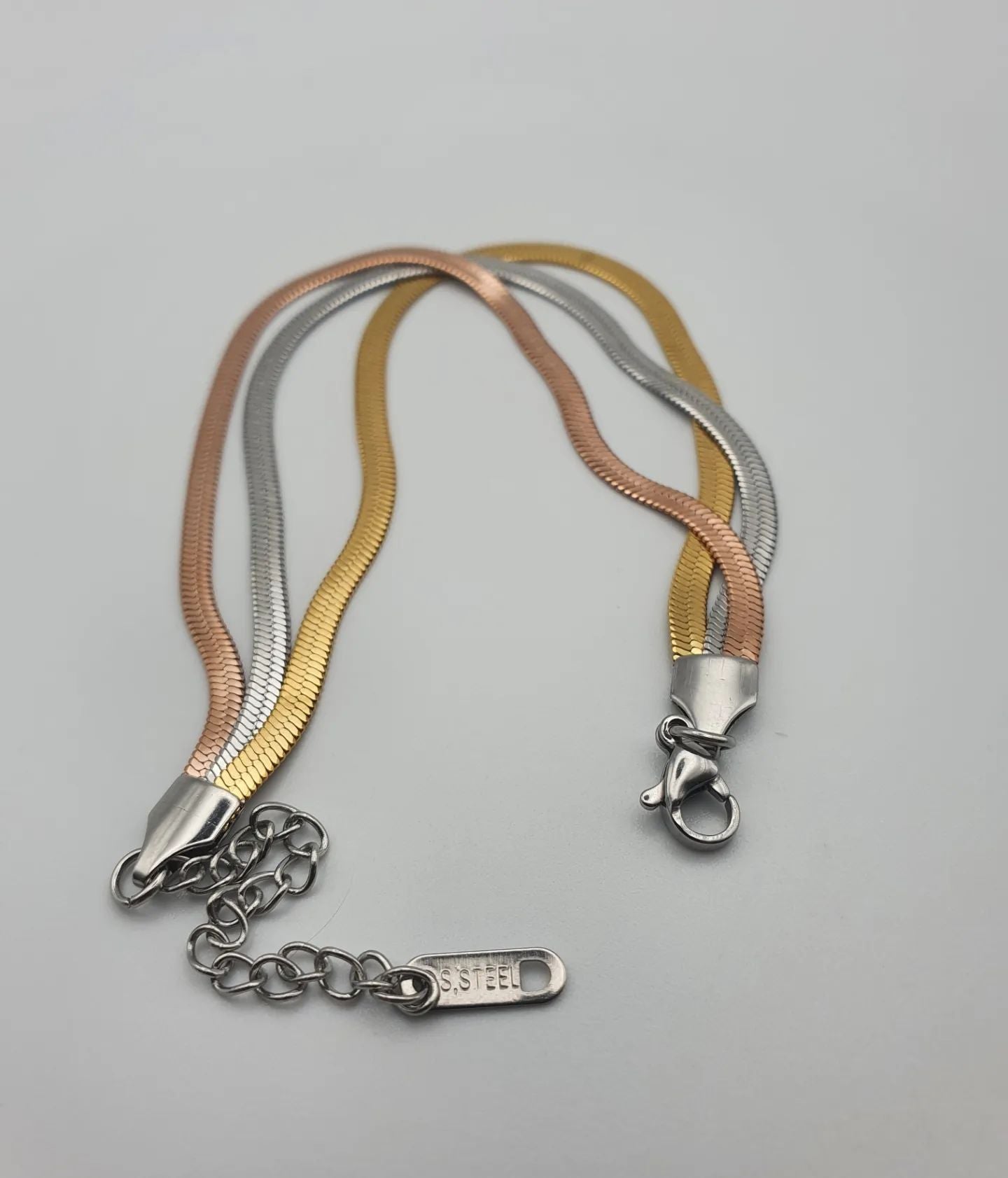 Halskette und Armband Set 316L Edelstahl K-76