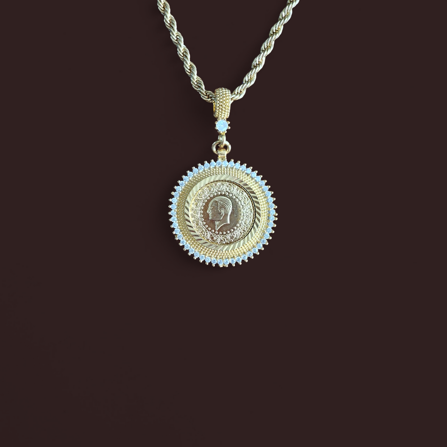 Halskette 22K Vergoldeten B-10