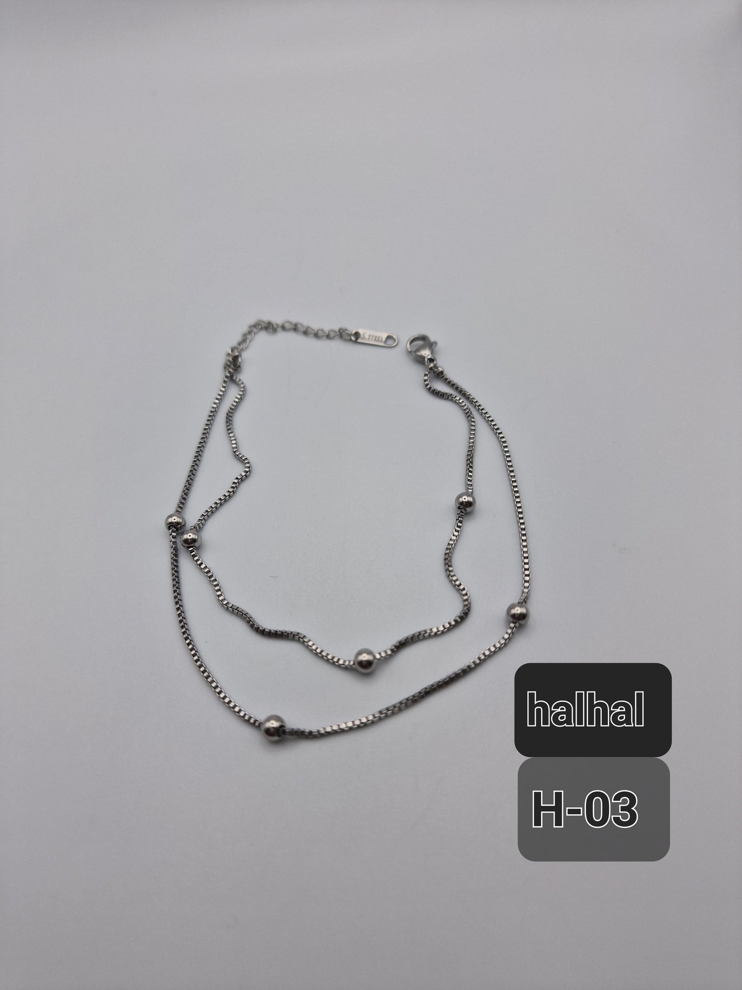 Fusskette Edelstahl 316L H-03