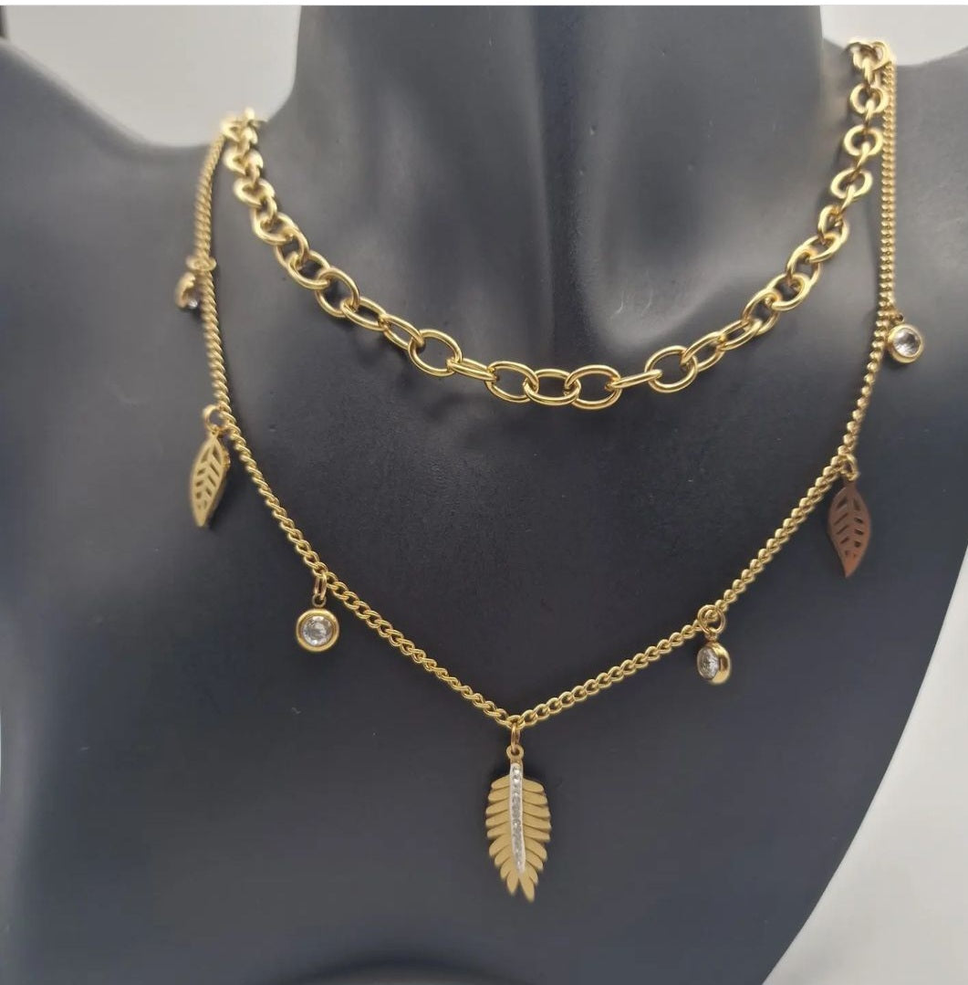 Halskette 22K Vergoldeten K-55