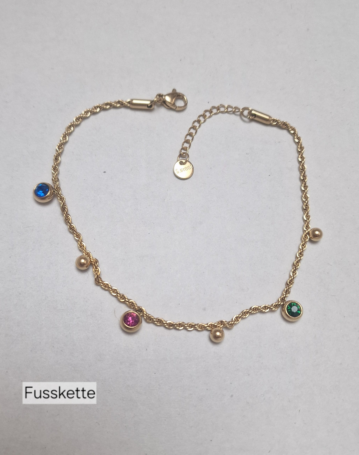 Fusskette Edelstahl 316L H_14