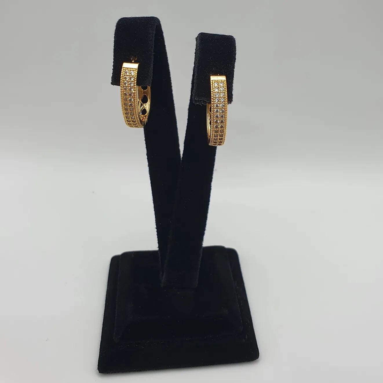 Ohrringe 22K KP-44 vergoldet