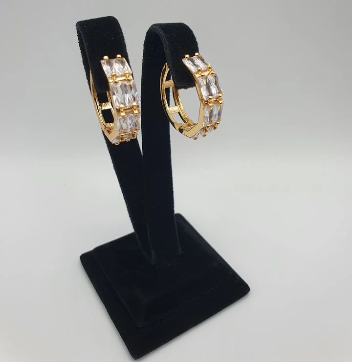 Ohrringe 22K KP-46 vergoldet