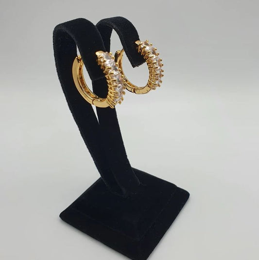 Ohrringe 22K KP-48 vergoldet