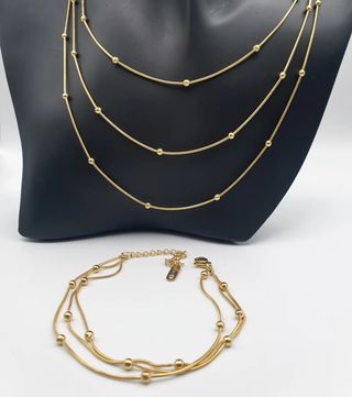 Halskette und Armband set 316L Edelstahl K-73