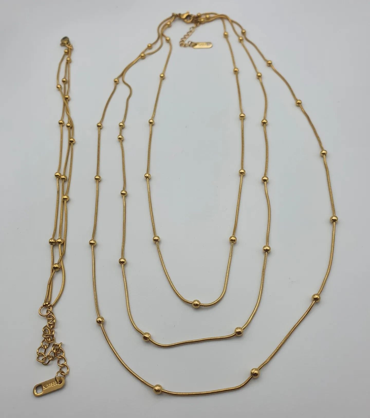 Halskette und Armband set 316L Edelstahl K-73