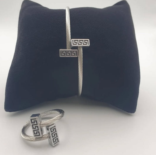 Armband und Ring 316L Edelstahl B-204
