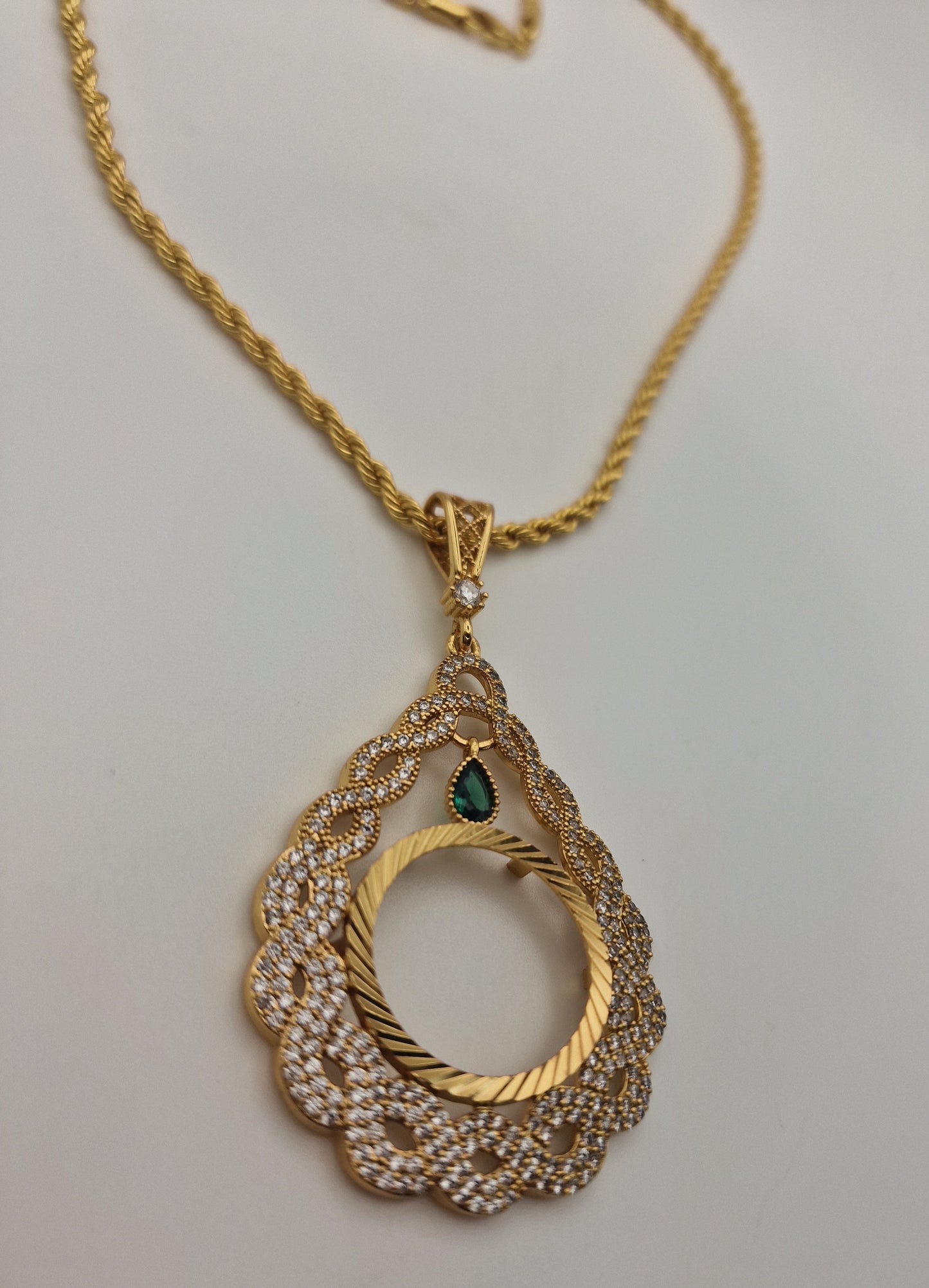 Halskette 22K Vergoldet K-182