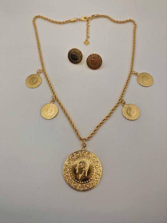 Halskette 22K Vergoldet K-183