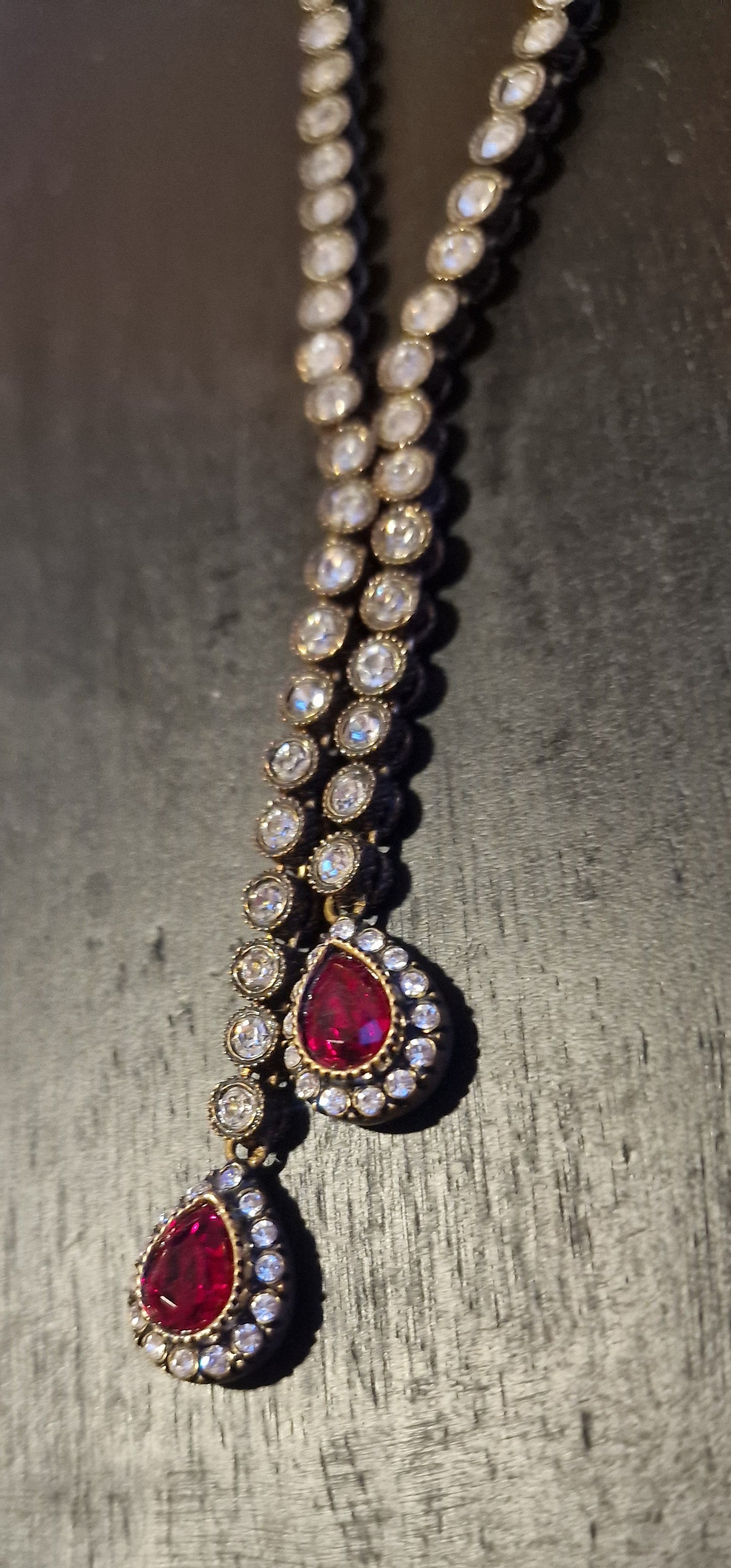 Schmuck-Set mit Zirkonsteinen KK-1