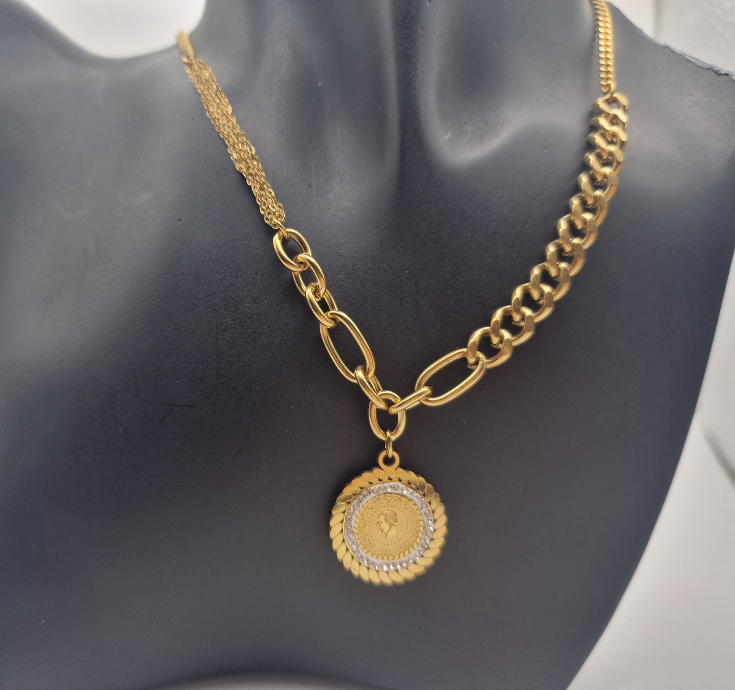 Halskette Edelstahl 316L K-163