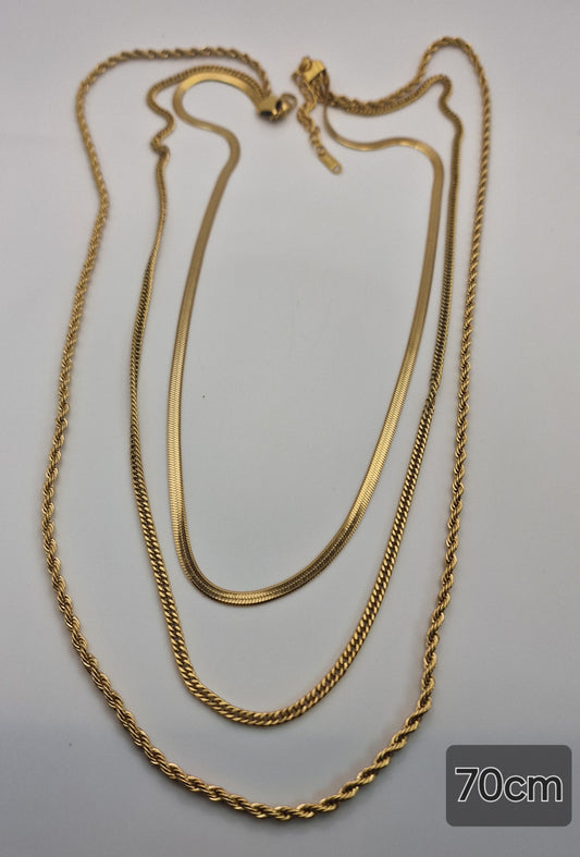 Halskette Edelstahl 316L K-178