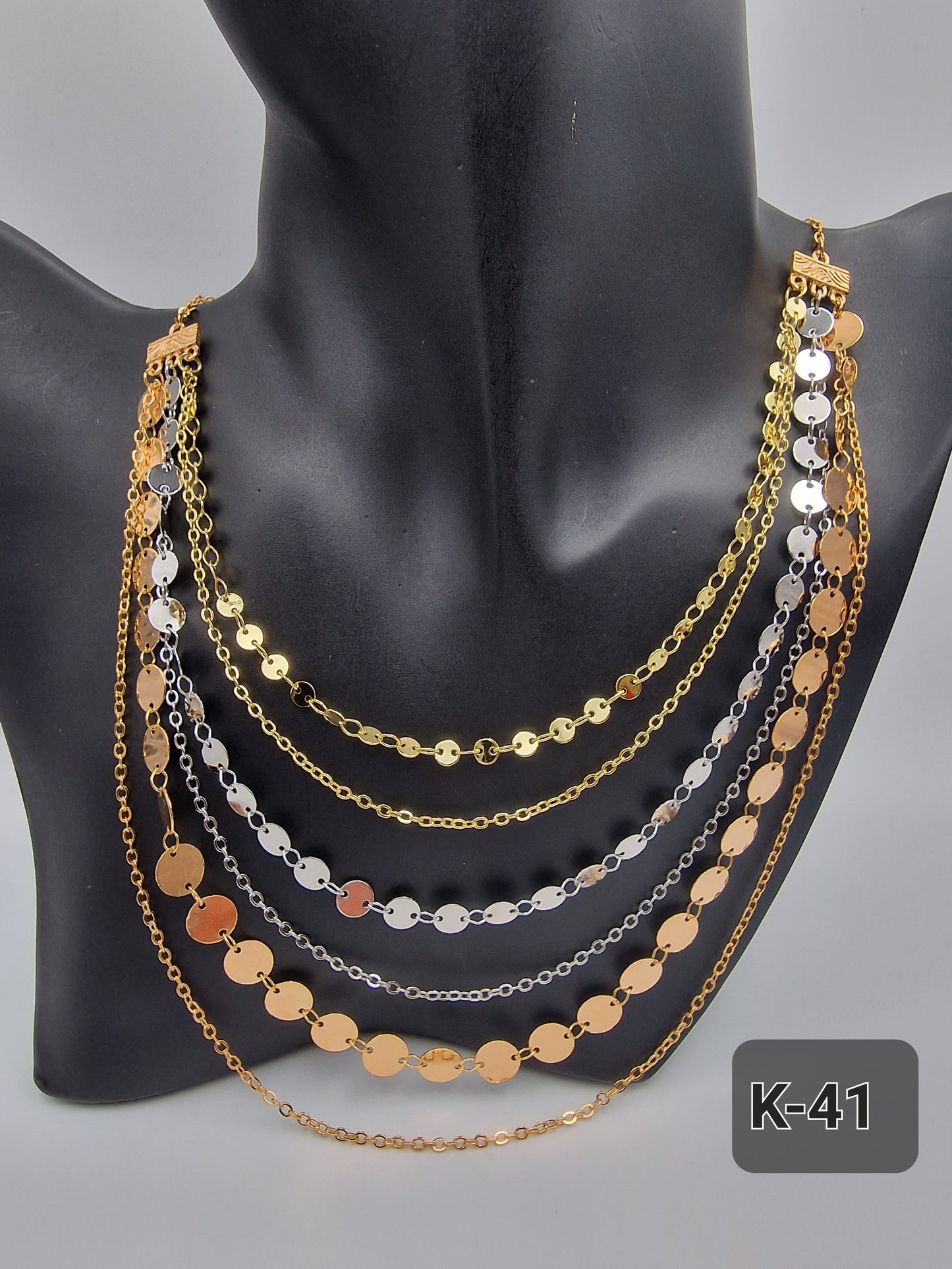 Halskette 22K Vergoldeten K-41