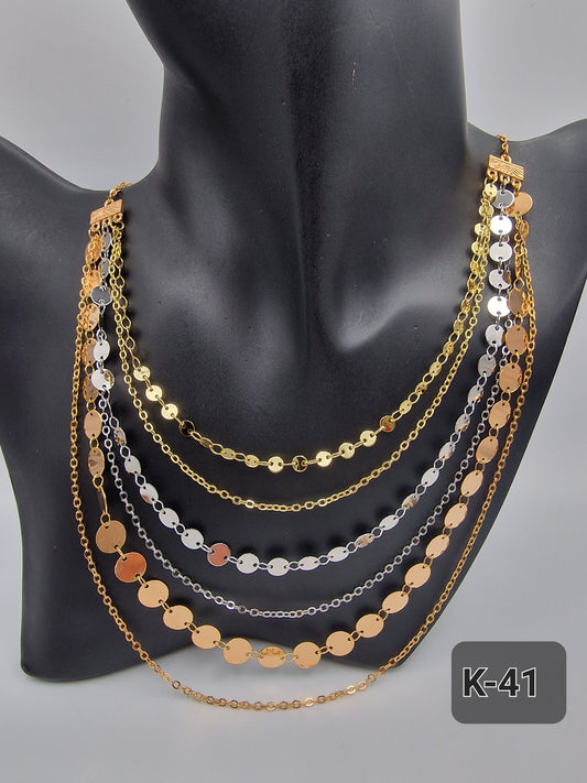 Halskette 22K Vergoldeten K-41