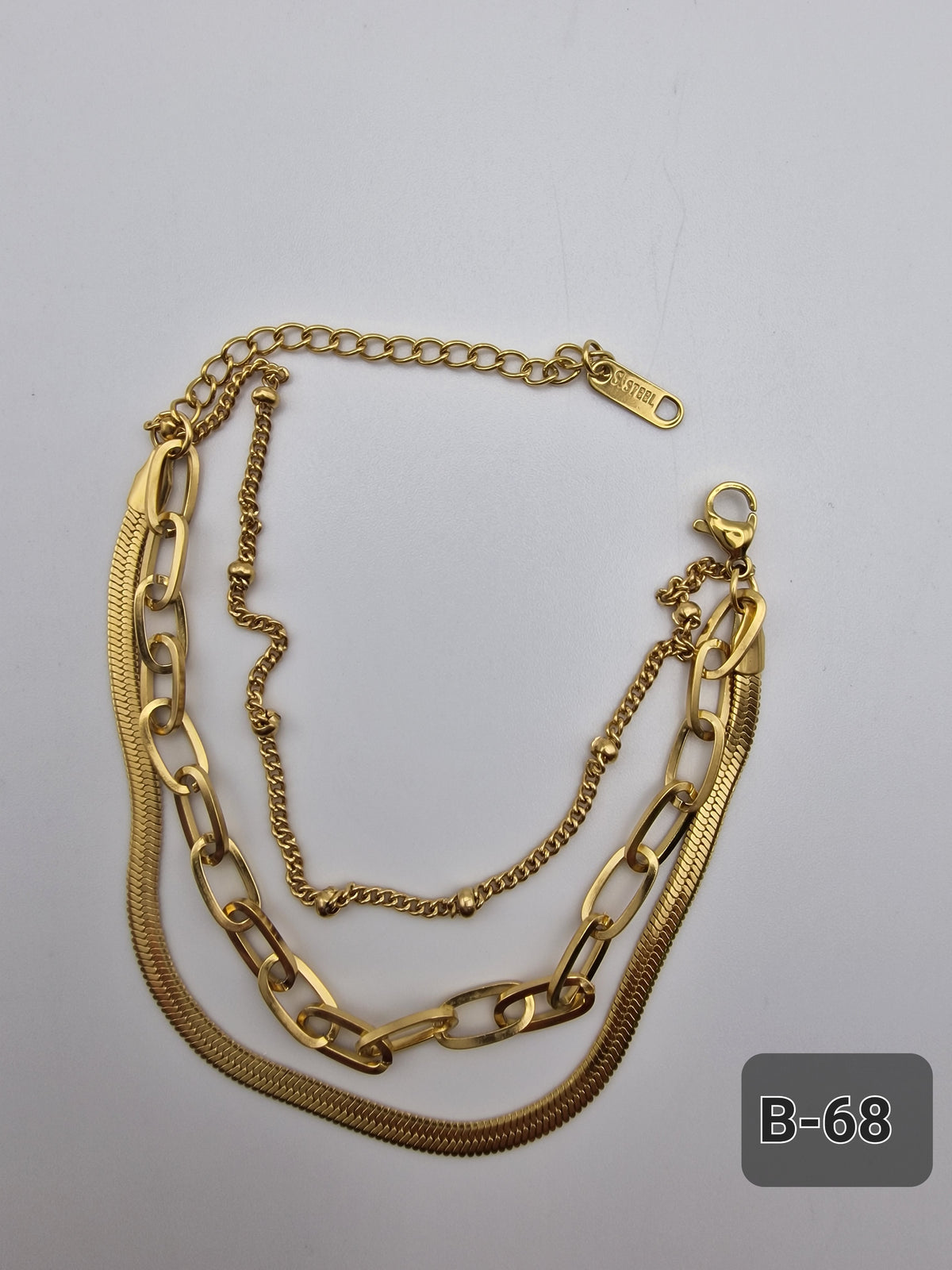 Armband Edelstahl 316L B-68