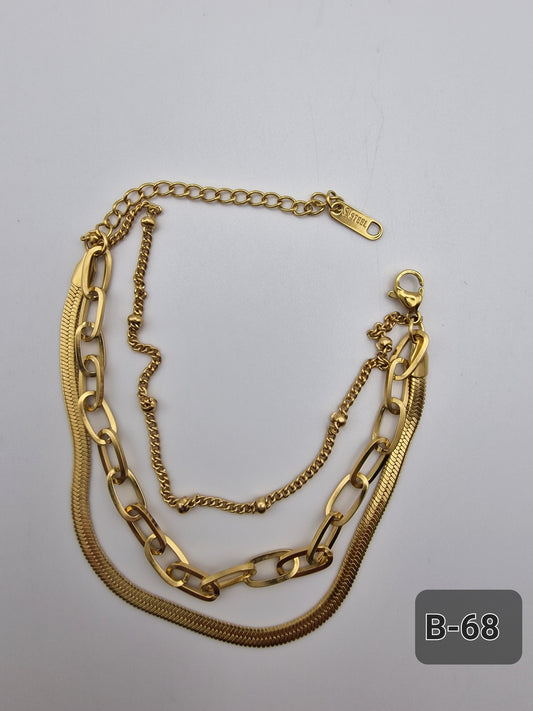 Armband Edelstahl 316L B-68