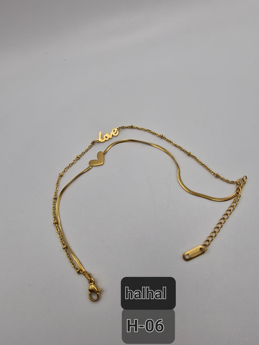 Fusskette Edelstahl 316L H-06