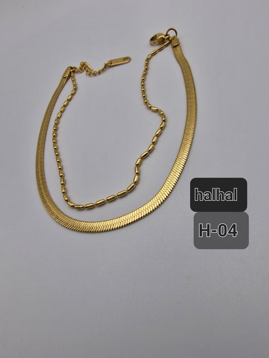 Fusskette Edelstahl 316L H-04