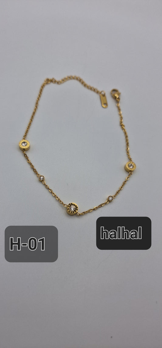 Fusskette  Edelstahl 316L H-01
