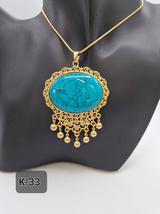 Halskette 22K Vergoldeten K-33