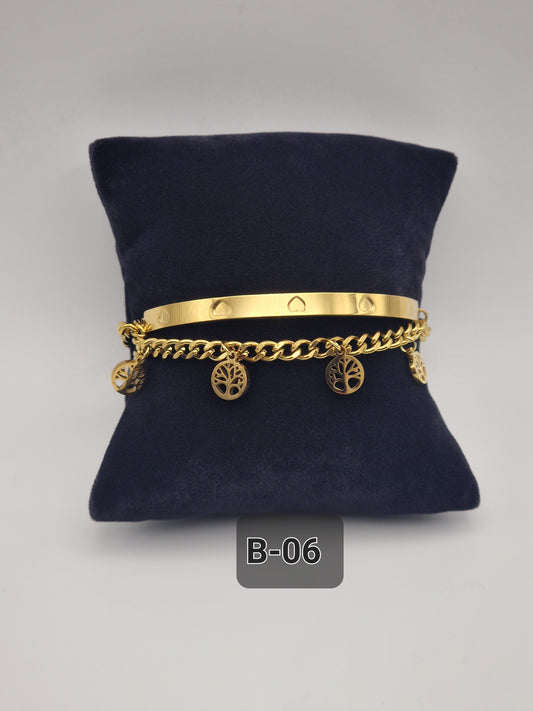Armband Edelstahl 316L B-06