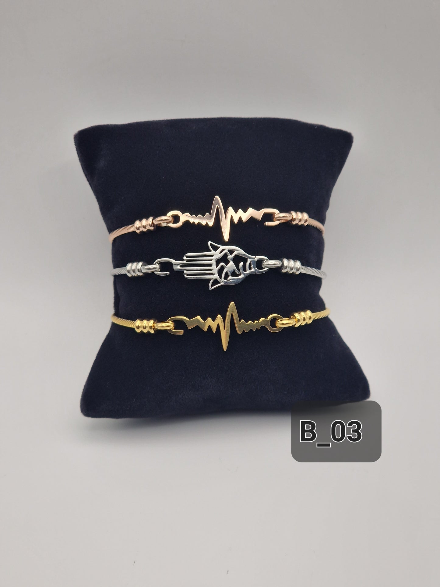 Armband Edelstahl 316L B-03