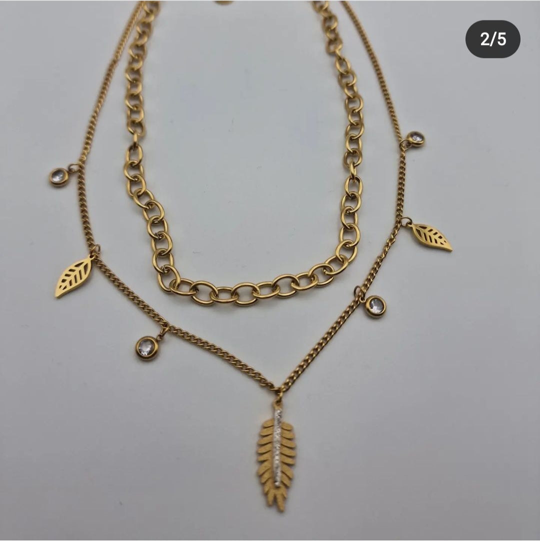 Halskette 22K Vergoldeten K-55