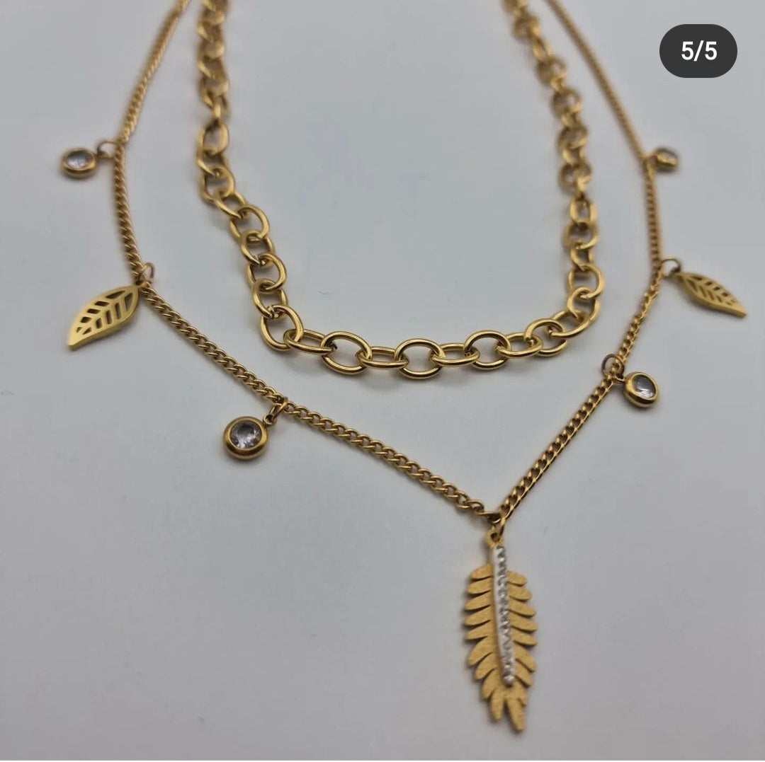 Halskette 22K Vergoldeten K-55