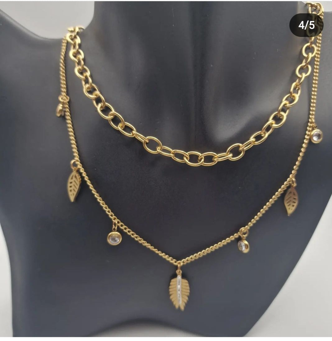 Halskette 22K Vergoldeten K-55